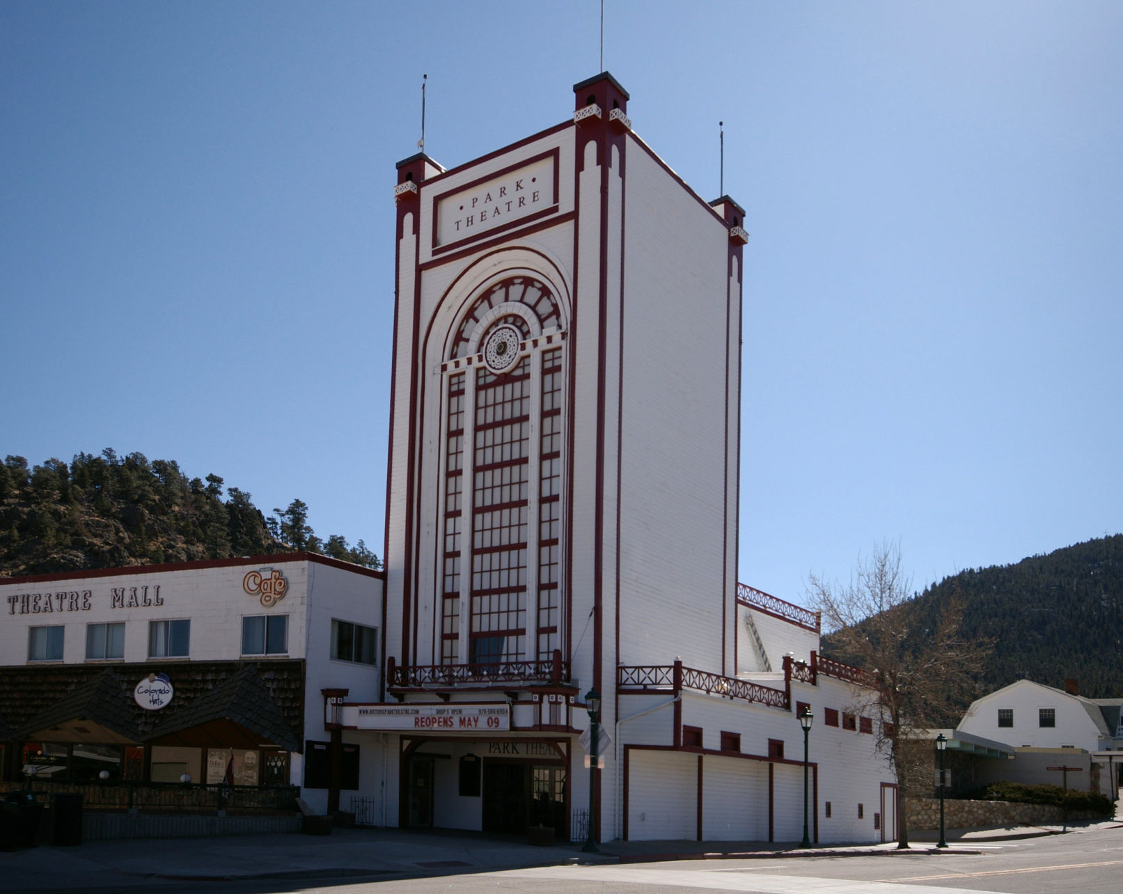 The Park Theater in Estes Park was the state's first place to catch a movie